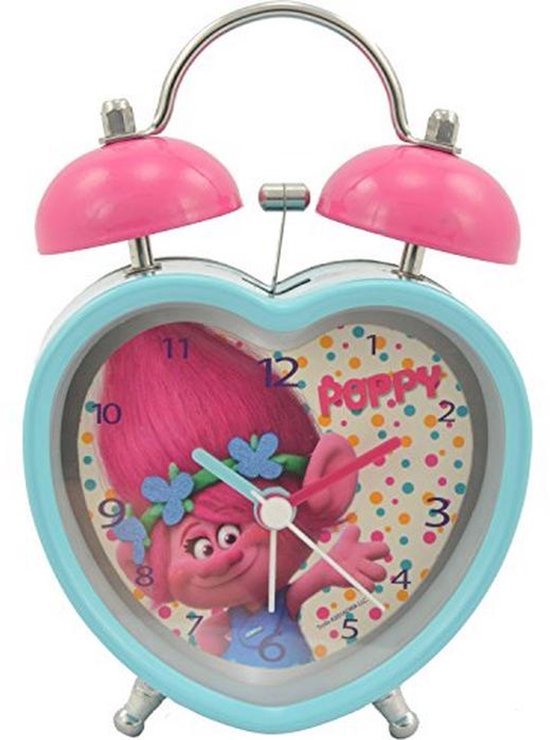 Trolls Wekker voor Kinderen - Grappige Analoge Wecker met Poppy
