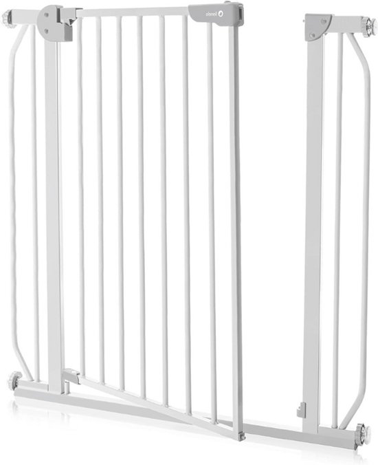 Truus Slim - Traphek Voor Baby’s En Kinderen - Verstelbare Breedte 75-105cm - Automatische Sluiting - Dubbelzijdige Opening - Zelfsluitend - Zonder Boren - Afgeronde Hoeken van Merkloos