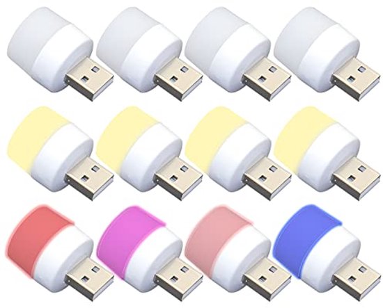 USB Nachtverlichting voor Slaapkamer, Badkamer en Keuken – Mini LED Lamp zonder Lichtsensor – Plug-in Aroma Sfeerlicht van Merkloos