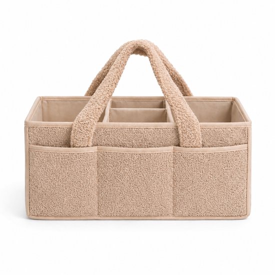 Vavida - Commodemandje - Roest - Teddy - 40 x 26 x 17 cm - Babykamer - Baby - Commode - Mandje