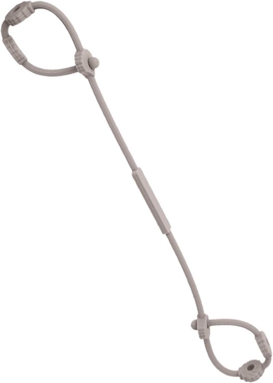 Veiligheidsbanden - Fopspeenkettingen - Baby Benodigdheden - Voedselveilig Siliconen - 146 x 81 cm - Lichtgrijs