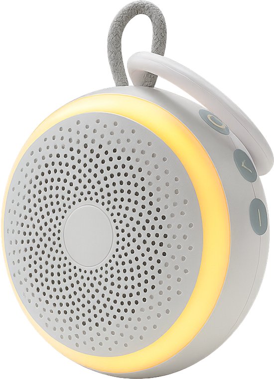 Velini White Noise Slaaptrainer voor Baby - Rustgevende Geluidsmachine met Licht, Timer & USB-C - Helpt je baby beter slapen van Merkloos