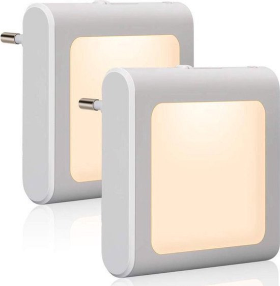 Velours Max® - Nachtlampje - Nachtlampje Met Dag/Nachtsensor - Nachtlampje Stopcontact - Plugin Ledlamp - Warm Licht - Dimbaar - Baby - Kinderen - Peuter - Nachtlampje Volwassenen - Nachtlampje Kinderen - Nachtlampje Baby - Lampen - Lampjes - Kind van Merkloos