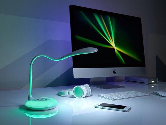 Verk Group LED Bureaulamp - 256 Kleuren - Buigbaar