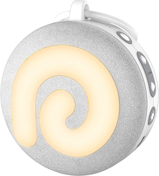 Verte White Noise Machine - D11 Draagbaar Slaapapparaat Voor Baby’s Met Nachtlampje - Witte Ruis - 11 Rustgevende Geluiden Om In Slaap Te Vallen - Geschikt Voor Op Reis - Oplaadbaar Via USB - Kinderveiligheid (Grijs) van Verte