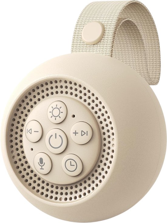 Verte White Noise Machine - Met Spraakopname - 16 Rustgevende Geluiden - Draagbaar Geluidsapparaat Met Nachtlampje En Timer - Geheugenfunctie - Oplaadbaar Slaapgeluidsapparaat Voor Baby’s En Volwassenen