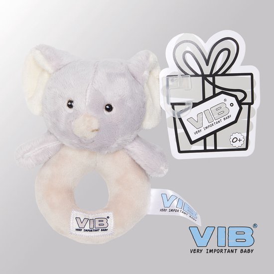 VIB® - Rammelaar Koala (Bruin) - Babykleertjes - Baby cadeau - zwangerschap aankondiging - geboorte cadeau van VIB®