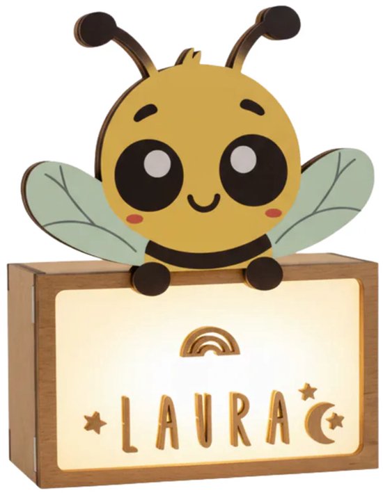Vintiun lamp - Bij - Duurzaam hout - Kinderen & Baby's van Vintiun