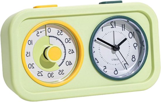 Visuele Kindertimer - Taken Tracker Tijdschema - Tijdmanagement Kinderen - Voortgangsbalk Display - 6 x 12 x 6 cm - Groen