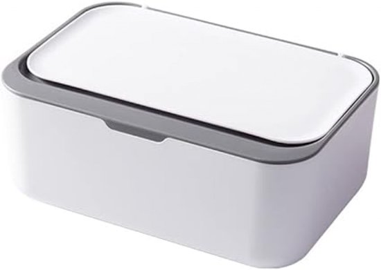 Vochtige doekjes dispenser - Wipe box - Vochtig Toiletpapier Houder- Vochtige doekjes opbergdoos - doos voor nat toiletpapier - voor thuis en op kantoor - 1 stuk