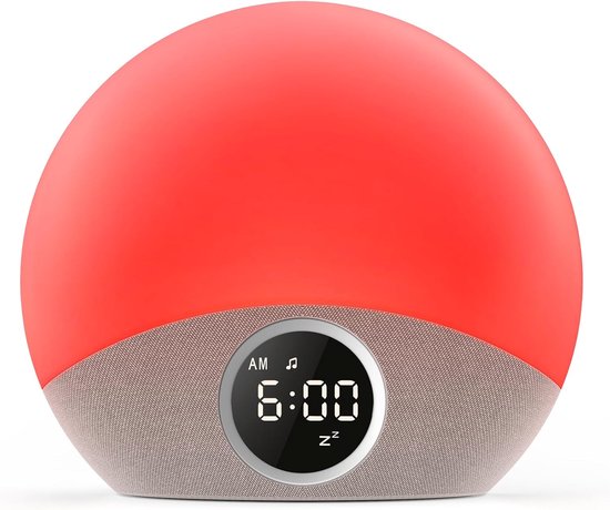 Wake-up Light - Alarm Klok - Rustig Wakker Worden - Zonsopgang Simulatie - 18.8 cm - Wit