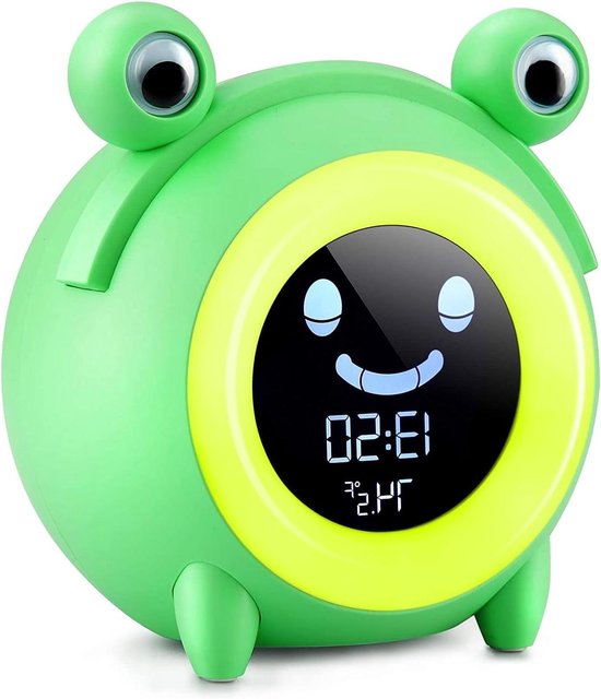 Wake Up Light - Wekker Nachtlamp - Rustig Ontwaken - 5 Kleuren Veranderend - 1 Stuk - Groen