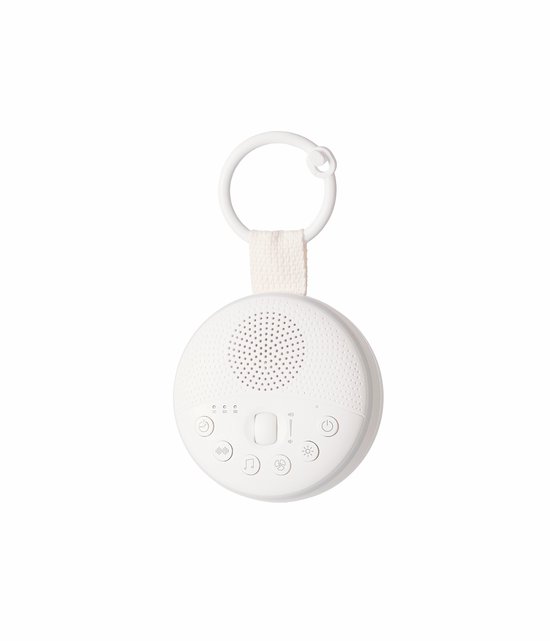 Whispr - White Noise Machine Baby - Witte Ruis Apparaat met Nachtlampje - 21 Geluiden - 360° Draaiknop