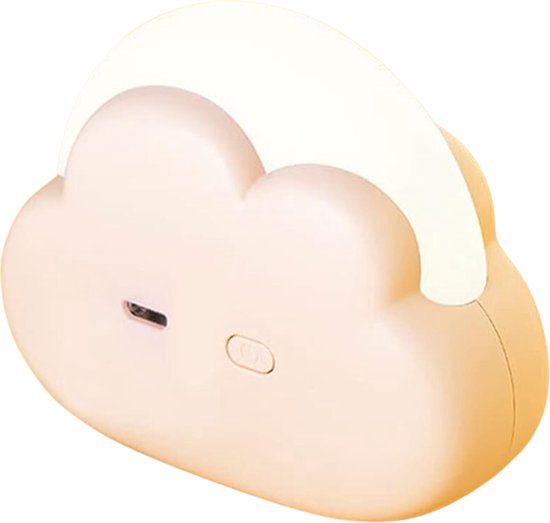 White-Label® Nachtlampje Baby - Slaaptrainer Kinderen - Dimbaar - Wit van Merkloos