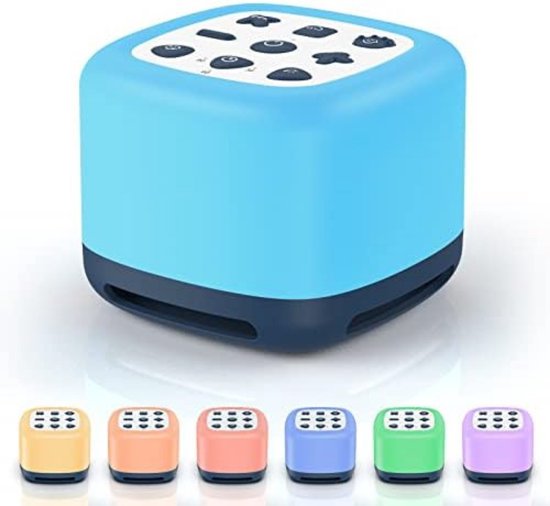 White Noise Machine Baby - 40 verschillende geluiden - 3 timer opties - 7 kleuren - Dimbaar - White Noise - Witte Ruis van Alecto