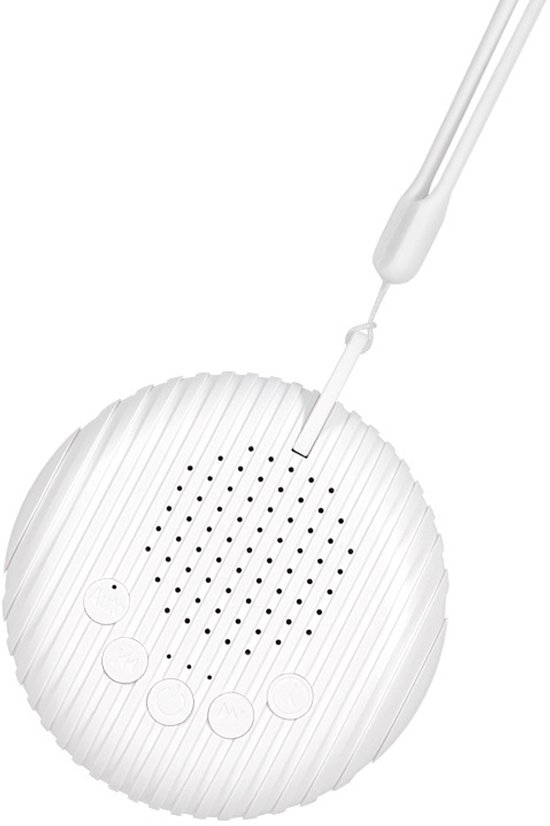 White Noise Machine Baby met 10 Rustgevende Geluiden, USB Oplaadbare Mini Geluidsmachine, Draagbare Witte Ruis Machine met 3 timers, Automatische Modus, Geheugenfunctie, Slaaptherapie van Merkloos