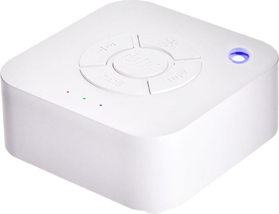 White Noise Machine Baby - Witte Ruis Apparaat - Draadloos Oplaadbaar - Soundspa - Kalmerend - Beter Slapen - Kinderen & Volwassenen van Glozzi