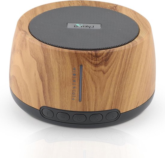 White Noise Machine - draagbare geluidsmachine met 30 geluiden, timer, 6 afspeellijsten, 36 volumeniveaus - natuurlijke geluiden - witte ruis machine voor baby's van Merkloos