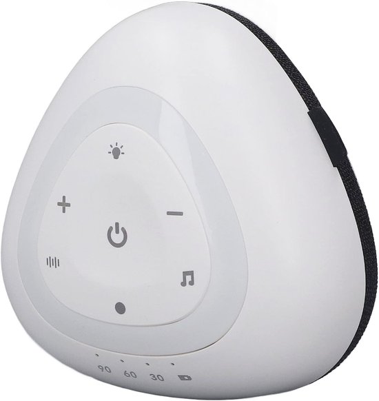White Noise Machine- geluidsmachine met automatische uitschakeltimer met 10 ontspannende natuurgeluiden- slaaphulpmiddel en ruisonderdrukking van Sleep Therapy