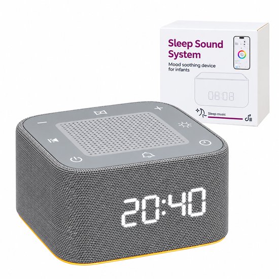 White noise machine - high quality sound - Witte ruis machine - Baby en Volwassenen - baby - 32 geluiden - slaaphulp - witte ruis - met appbediening