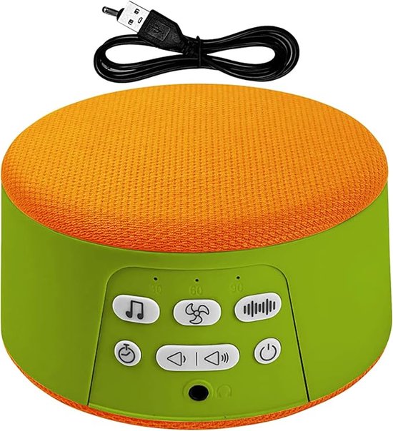 White Noise Machine - Witte Ruis Machine om te slapen - Draagbare elektronische gadgets met Auto-Off Timer Functie Oplaadbaar voor Volwassenen Baby Kinderen Rustgevende Meditatie van Merkloos