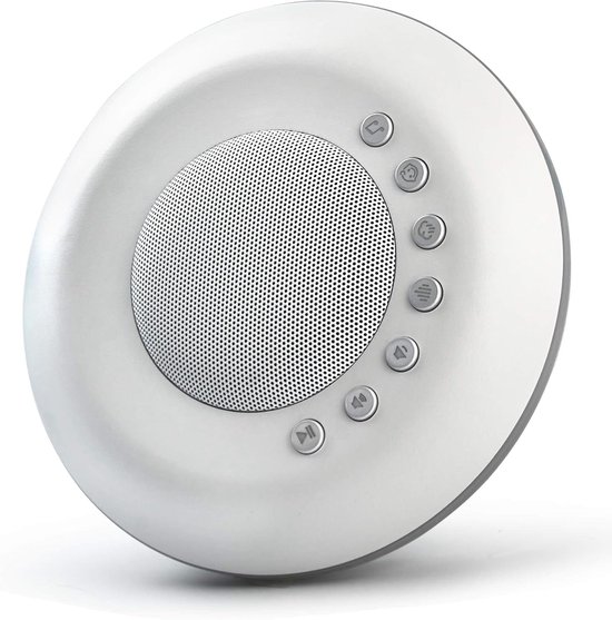 White noise sound machine, 28 kalmerende natuurlijke geluiden 32 niveaus van het volume 3 timer geheugenfunctie, oplaadbare batterij, slaap geluid machine voor baby's, kinderen, volwassenen van Merkloos