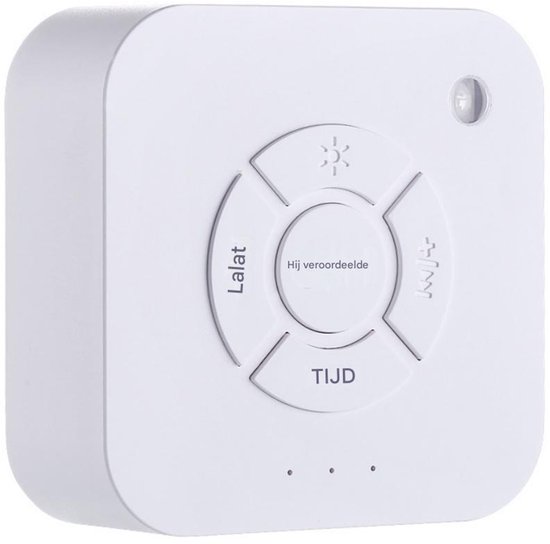White Noise - White Noise Machine - Witte Ruis - Draadloos en Oplaadbaar Muziekdoosje - 9 rustgevende geluidseffecten ingebouwd - Met slaaptimer - Geschikt voor thuis, op kantoor en op reis van Merkloos
