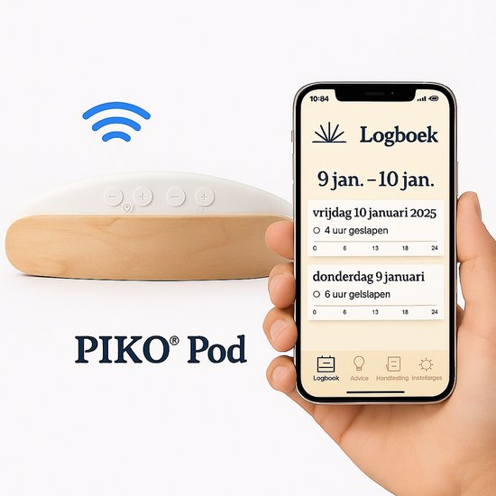 Wick Wings - Piko Pod - Slimme Sound Sleeper - Slaap tracking - Huil detectie - Monitoring - Responsive van Merkloos