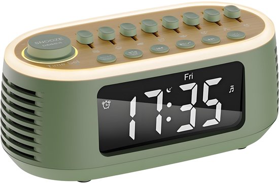 Wit Ruis Machine met Bluetooth en Nachtlamp