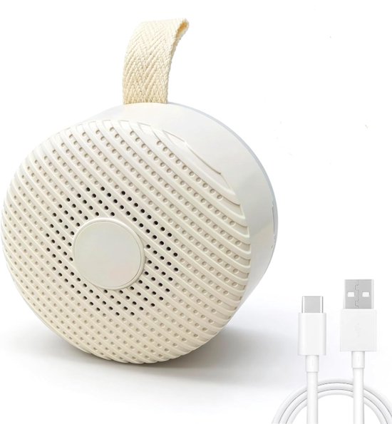 Witruismachine met 24 Kalmerende Geluiden – Mini Draagbare Reis Witruismachine – Timer & Geheugen – Draagbare Muziekdoos voor Baby- en Volwassenenslaap (Slaapkamer/Kantoor/Kinderkamer)