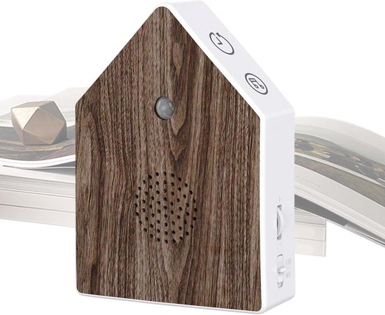 Witte Ruis Machine - Klankkast Geluid - Ontspannende Audio - Bewegingssensor Trigger - 16 x 14 x 1 cm - Wit