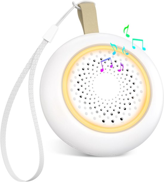 Witte Ruis Machine met Nachtlampje en Timer - Geluidsmachine voor Baby, Kind en Volwassene