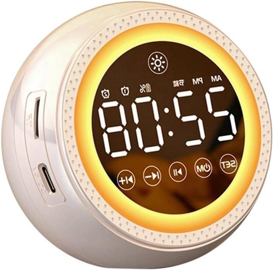 Witte Ruis Machine - Slaapgeluiden Apparaat - Verbeteren Slaap - 25 Rustgevende Geluiden - 240 Grams - Beige