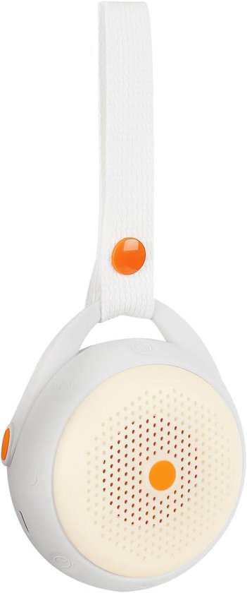 Witte Ruis Machine - Slaaphulp Baby - Rustgevend Slapen - 12 Verschillende Geluiden - 8 cm diameter - Wit