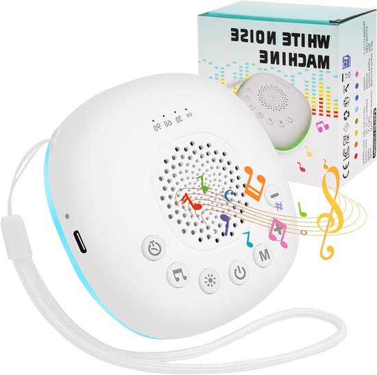 Witte Ruis Machine - Slaapmachine Baby - Baby Slaap Helpen - Draagbaar Slaapmiddel - 118 x 105 x 47 cm