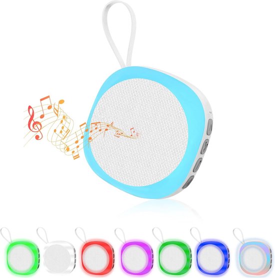 Witte Ruis Machine voor Baby en Kind met 14 Slaapgeluiden en Nachtlampje van Merkloos