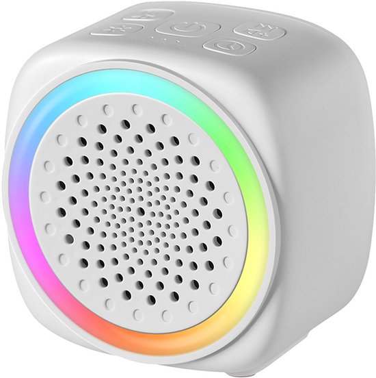 Witte Ruis-slaapapparaat (met 7-kleurig nachtlampje) — Draagbaar slaaphulpmiddel voor de slaapkamer, met een verscheidenheid aan rustgevende geluidseffecten van Merkloos