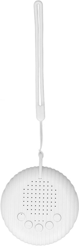 Witte Ruis-slaaphulp — Draagbaar apparaat met rustgevende geluiden voor baby's, voorzien van 10 ingebouwde tracks en een combinatie van witte ruis, een nachtlampje en slaapbevorderende geluidseffecten. van Merkloos