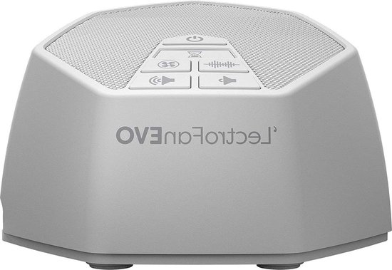 Witte ruismachine en niet-lusende ventilatorgeluiden met slaaptimer - Evo (wit) van Dreamegg