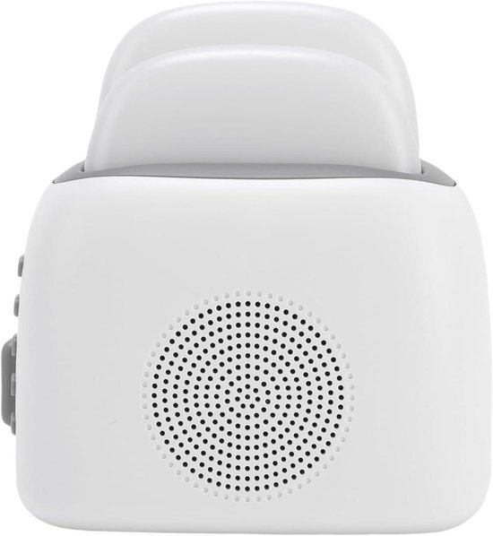 Witte Ruismachine - Geluidsmachine Slaap - Sneller Inslapen - 12 Niet-Loopende Geluiden - 96 x 63 x 103.5 mm - Wit