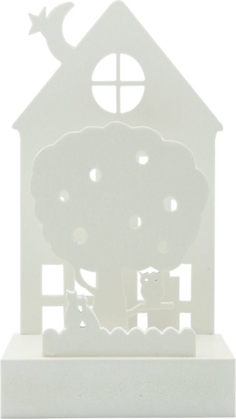 Wunders Houten Huisje Dieren Small Nachtlamp WU3002 van Wunders