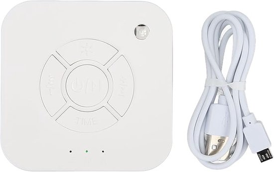 Ynkkvre - White Noise Machine - White Noise Baby - Witte Ruis Apparaat - Witte Ruis Muziekdoosje - Slaaptrainer - 9 Geluiden - 50 Uur Werktijd - Timer Functie - Draagbaar van Ynkkvre