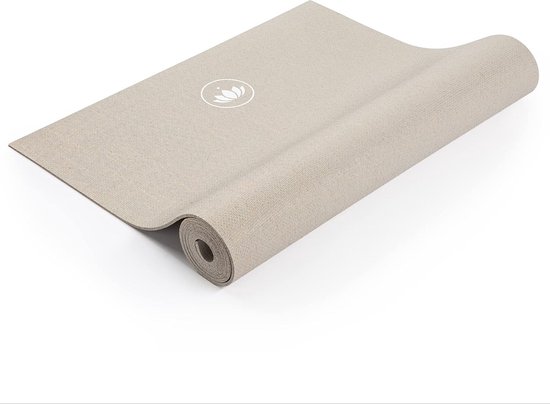 Yogamat Natuurlijk rubber Oeko-Tex Jute - Extreem antislip yogamat - Professionele mat voor yoga en pilates - Ideaal voor dynamische yogastijlen van Yogamat