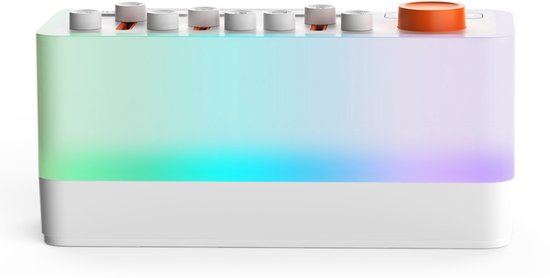 YUCONN Nachtlamp – Bluetooth Speaker – Tafellamp Slaapkamer – Nachtlampje met Natuurgeluiden - RGB Bedlamp – Dimbaar – Timer – Oplaadbaar Nachtlampje – Touch Bediening - Volwassenen en Kinderen van Merkloos