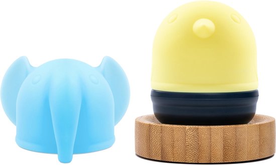 Yumi Yay Combi Nachtlampje kinderen + 2 Voorleesboekjes NL - Nachtlampjes - Nachtlampje kinderen - Nachtlampje baby van Yumi Yay