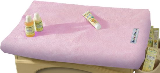Zacht Aankleedkussen met Elastische Hoeken - Universele Pasvorm (Roze)