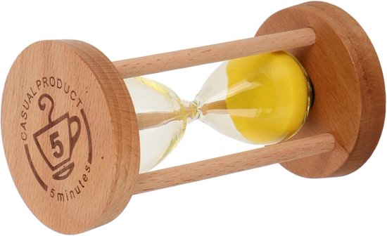 Zandloper Timer - Kinder Timer - Tandenpoetsen Leren - Visuele Tijdsaanduiding - 9 cm Hoog - Multicolor