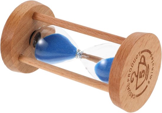 Zandloper Timer - Visuele Indicator - Tandenpoetsen Tijd - Kindvriendelijk Ontwerp - 9 x 5 x 5 cm