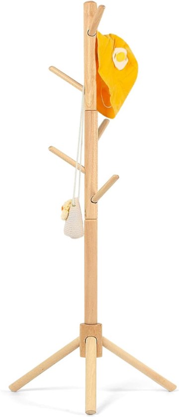 Zavio® Kinderkapstok - Kapstok Kind - Kinderkast -Lichtbruin