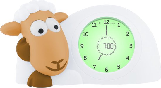Zazu Sam Slaaptrainer Schaap Bruin Kinderwekker ZA-SAM-8 van Zazu